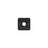 Penn Elcom Single Gang D Type Wall Plate Black (81511-RC) - Main View