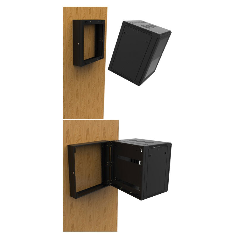 Penn Elcom 6U Wall Mount Rack Frame (R6400-RHF-6U) - Alternate View 1