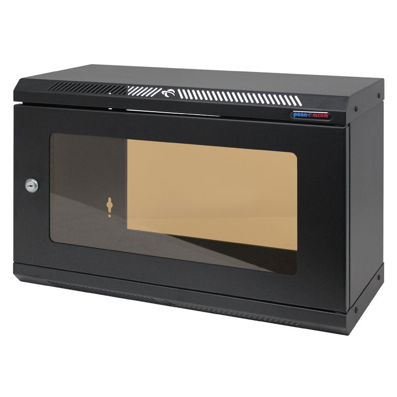 Penn Elcom 6U Shallow Wall Mount Rack Cabinet (R6025-M6-6UK) - Main View
