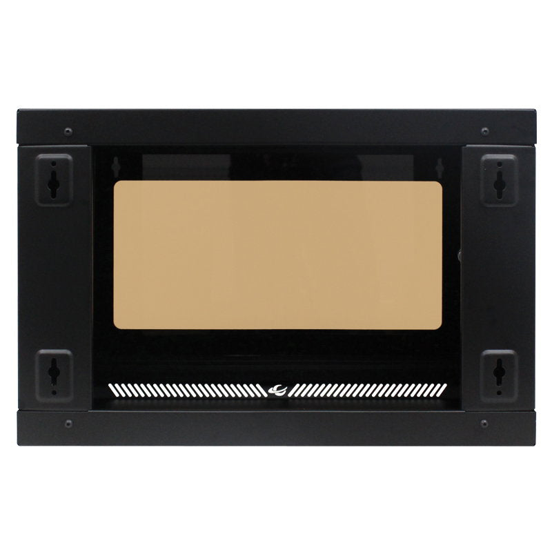 Penn Elcom 6U Shallow Wall Mount Rack Cabinet (R6025-M6-6UK) - Back Panel and Connections