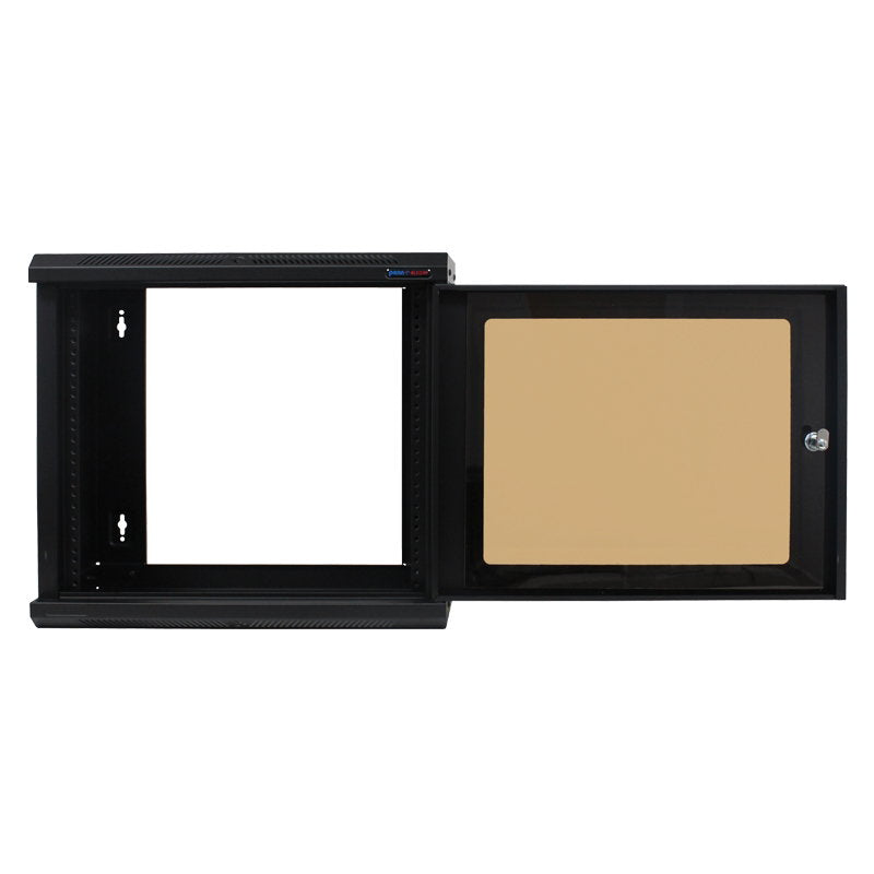 Penn Elcom 9U Shallow Wall Mount Rack Cabinet (R6025-M6-9UK) - Back Panel and Connections