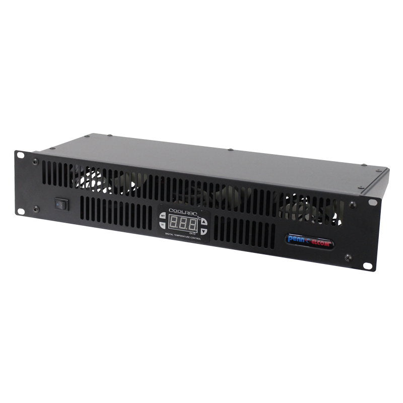 Penn Elcom 2U Rack Mountable Exhaust Fan (CRC02-DTC) - Back Panel and Connections