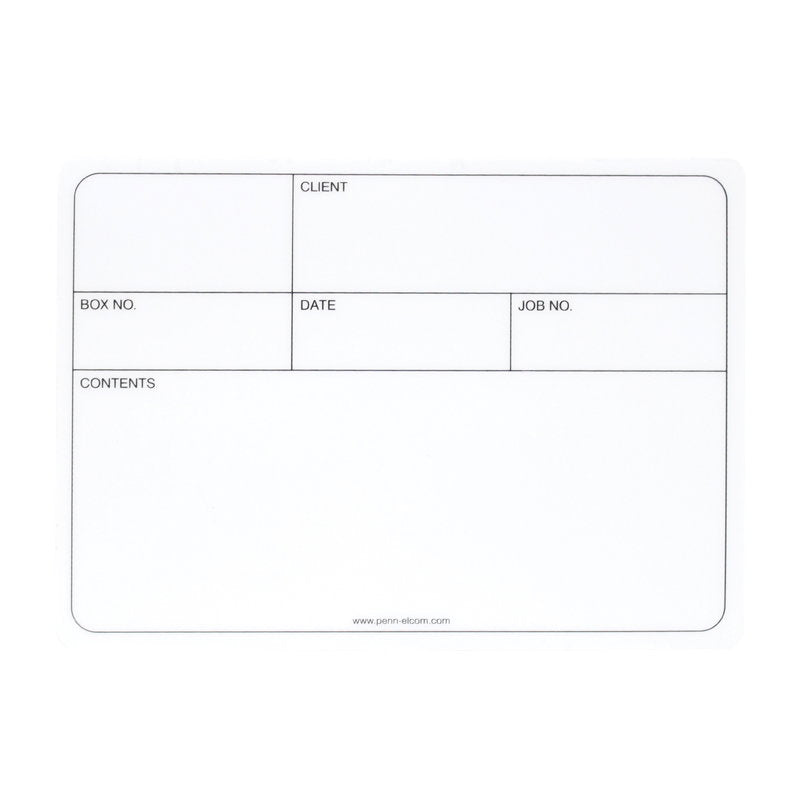 Penn Elcom Self Adhesive Tour Label - Large (D2116L) - Main View