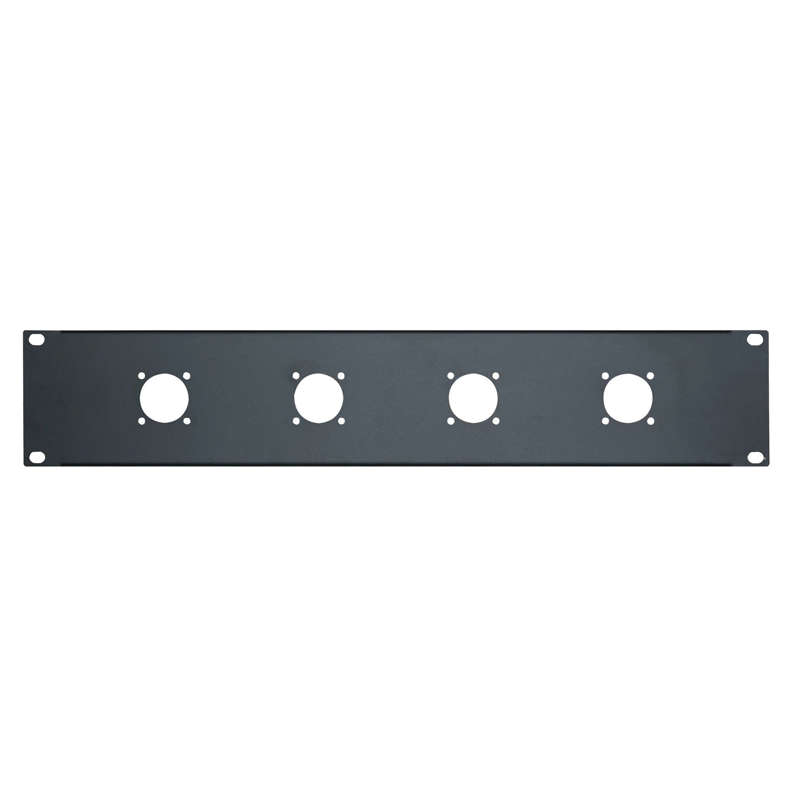 Penn Elcom 2U 19" Punched Rack Panel – 4 G Type (R1204/2UK) - Alternate View 1