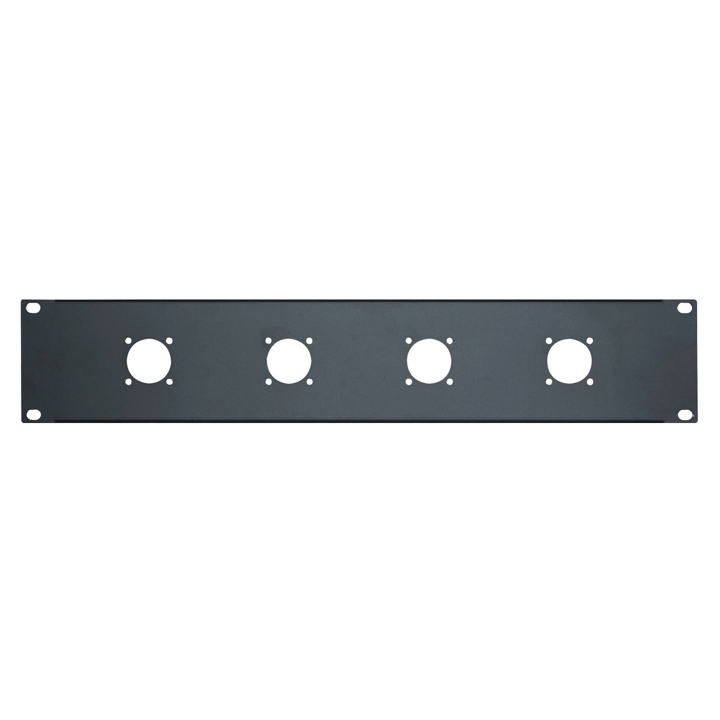 Penn Elcom 2U 19" Punched Rack Panel – 4 G Type (R1204/2UK) - Alternate View 1