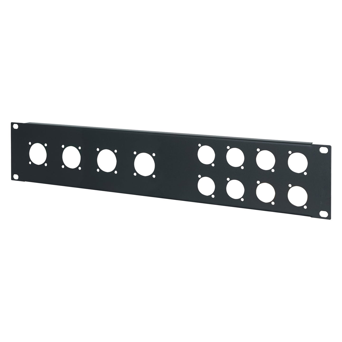 Penn Elcom 2U 19" Punched Rack Panel – 8 D and 4 G Type  (R1273MPR/2UK) - Alternate View 1