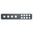 Penn Elcom 2U 19" Punched Rack Panel – 8 D and 4 G Type  (R1273MPR/2UK) - Main View