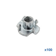 Penn Elcom M8 T-Nut with 11mm Thread Pack of 100 (S1200-100) - Main View