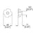 Penn Elcom M8 T-Nut with 11mm Thread Pack of 100 (S1200-100) - Alternate View 1