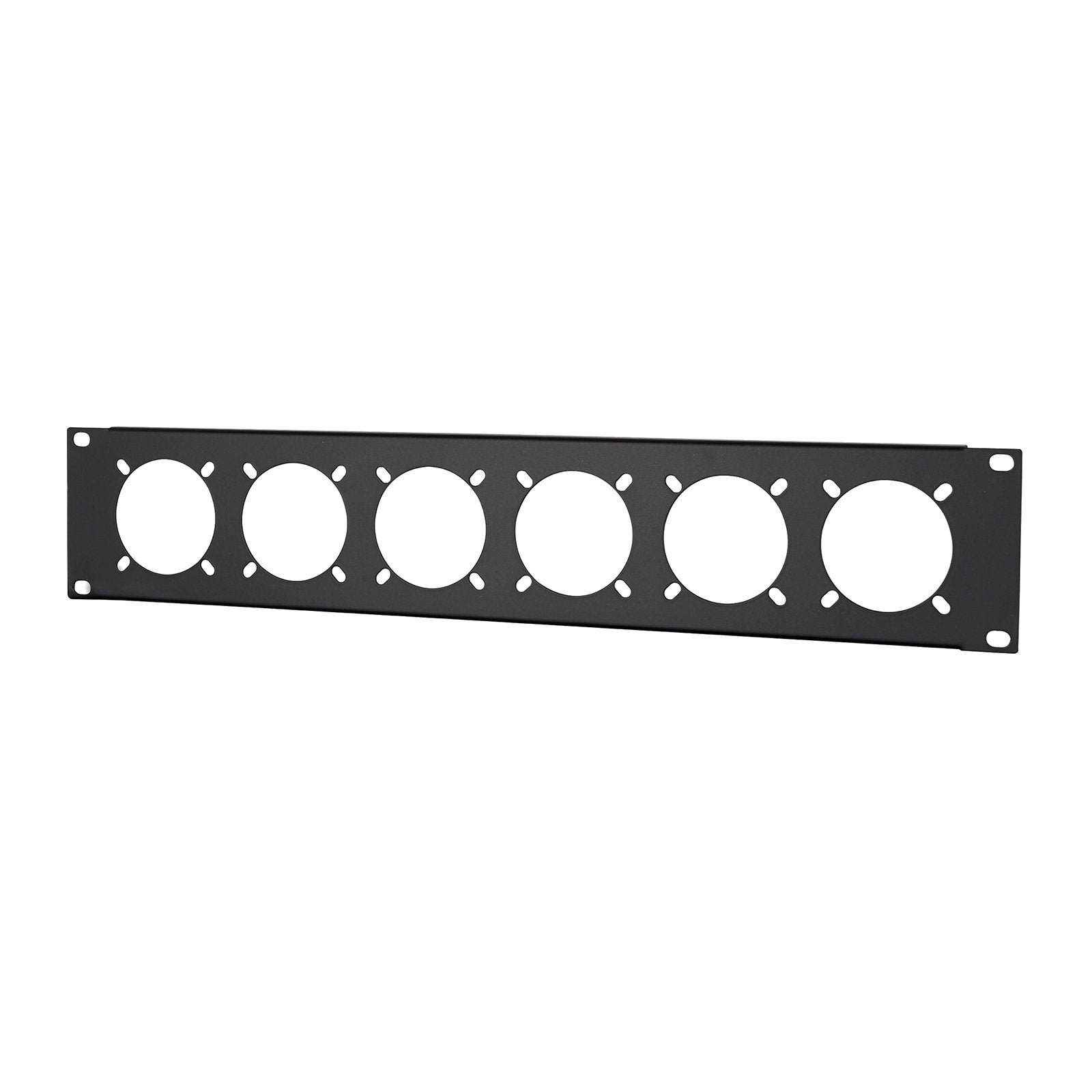 Penn Elcom 2U 19" Punched Rack Panel – 6 x 16A (R1268/2UK-721) - Main View