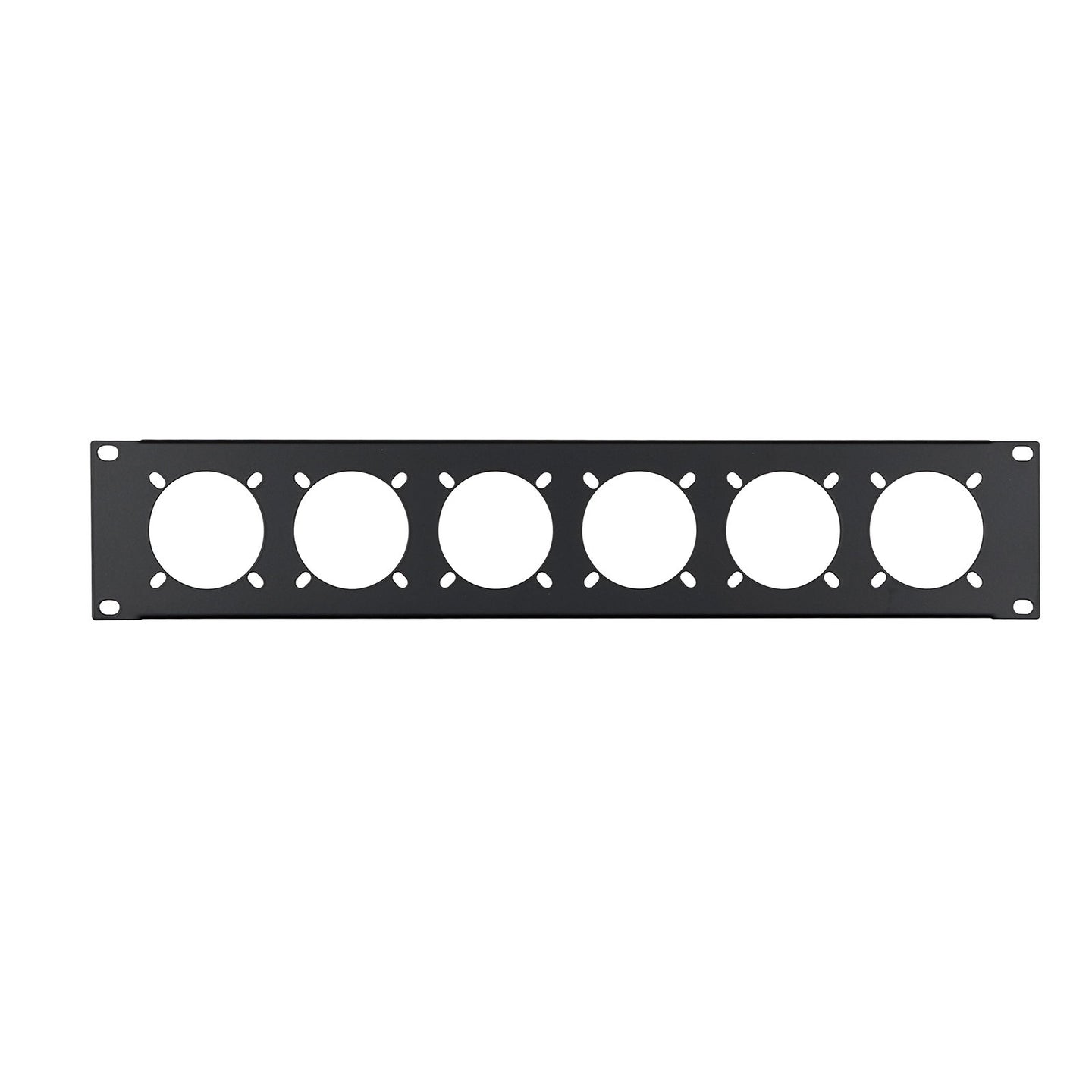 Penn Elcom 2U 19" Punched Rack Panel – 6 x 16A (R1268/2UK-721) - Back Panel and Connections
