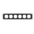 Penn Elcom 2U 19" Punched Rack Panel – 6 x 16A (R1268/2UK-721) - Back Panel and Connections