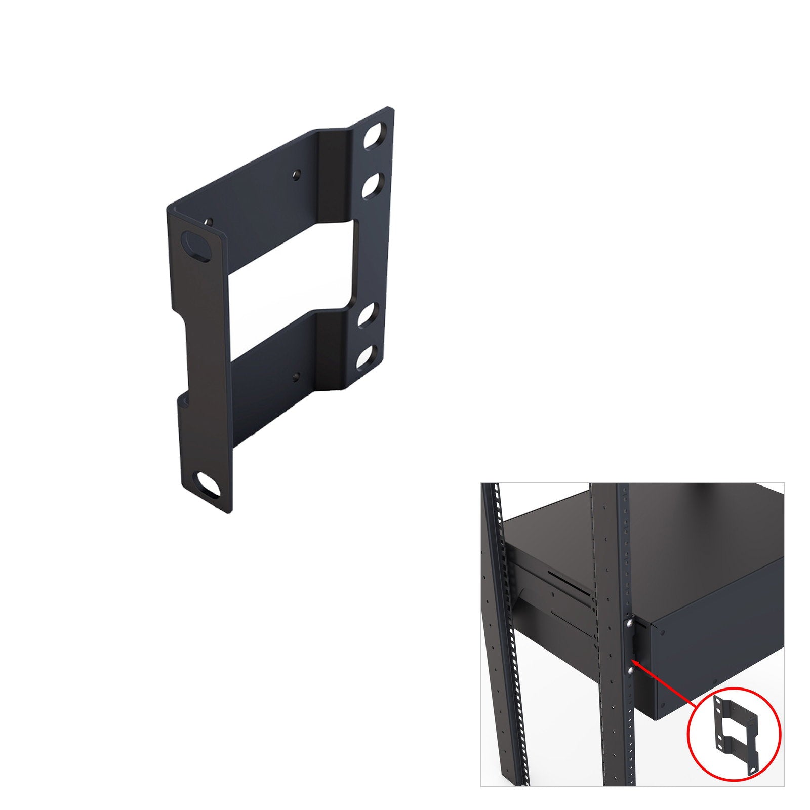 Penn Elcom Rack Drawer Rear Support Kit (R2292-RSB-KIT) - Alternate View 1