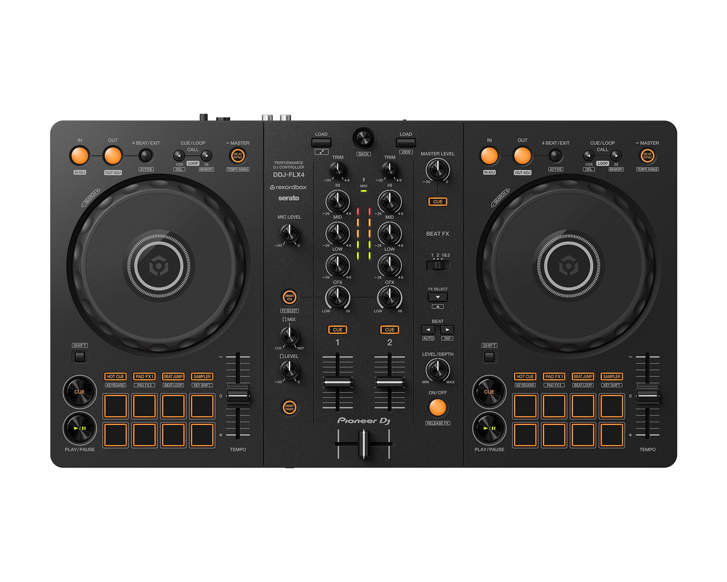 Pioneer DJ DDJ-FLX4 2-Channel DJ Controller for rekordbox and Serato DJ Pro - Main