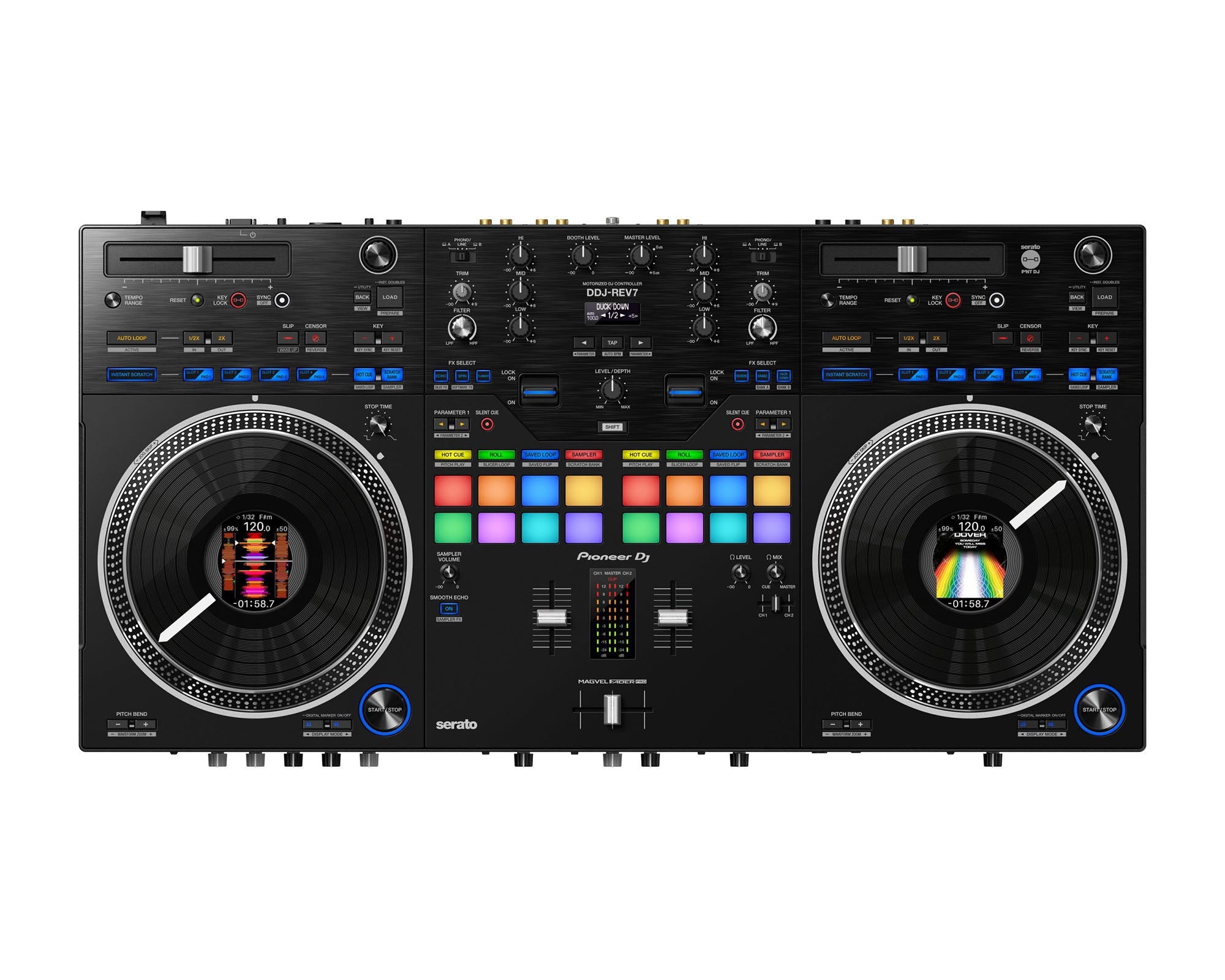 Pioneer DJ DDJ-REV7 2-Channel Battle-Style Pro DJ Controller Serato DJ Pro - view 2