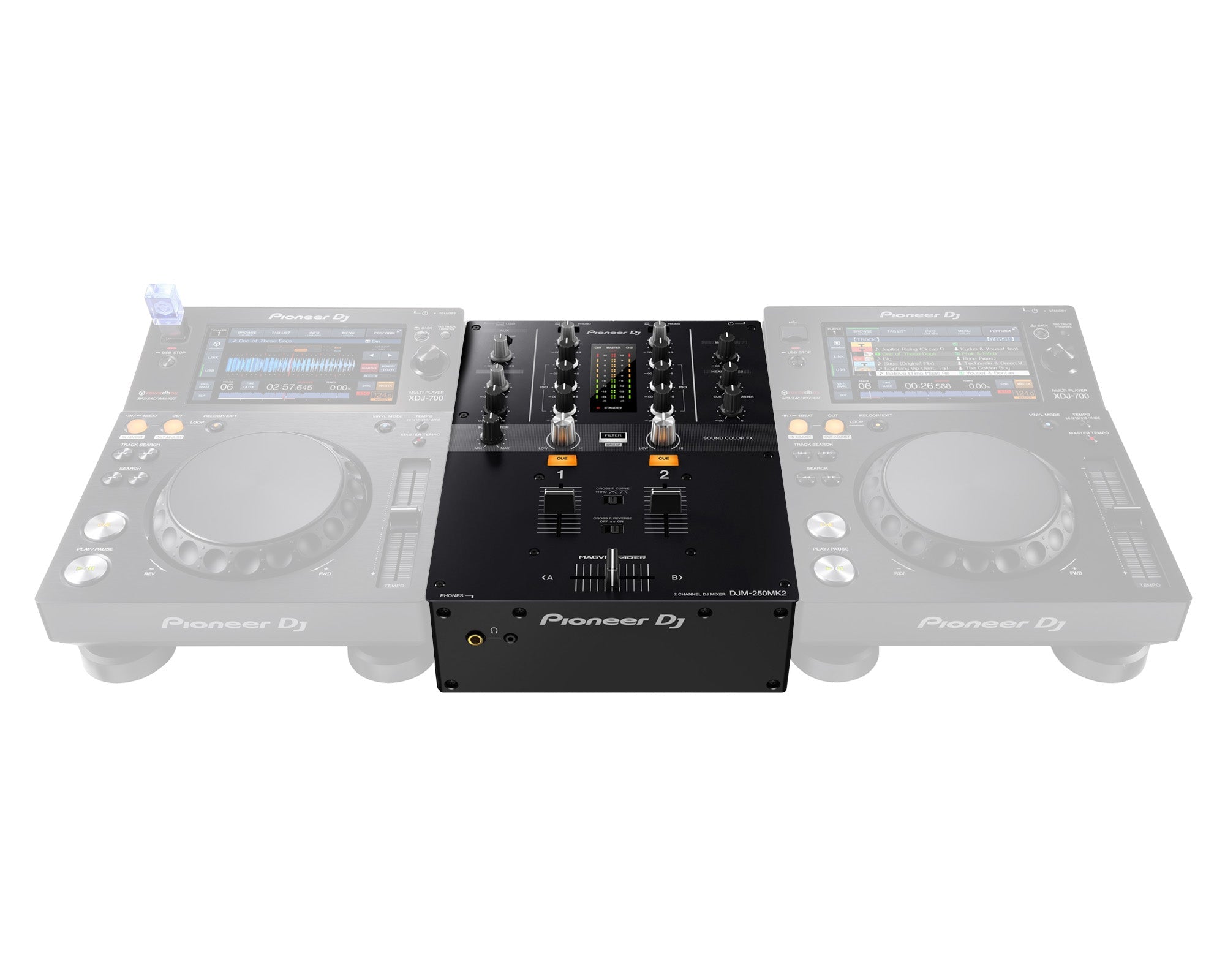 Pioneer DJ DJM-250MK2 2Ch DJ Mixer with USB and On-Board Effects BLACK - view 3