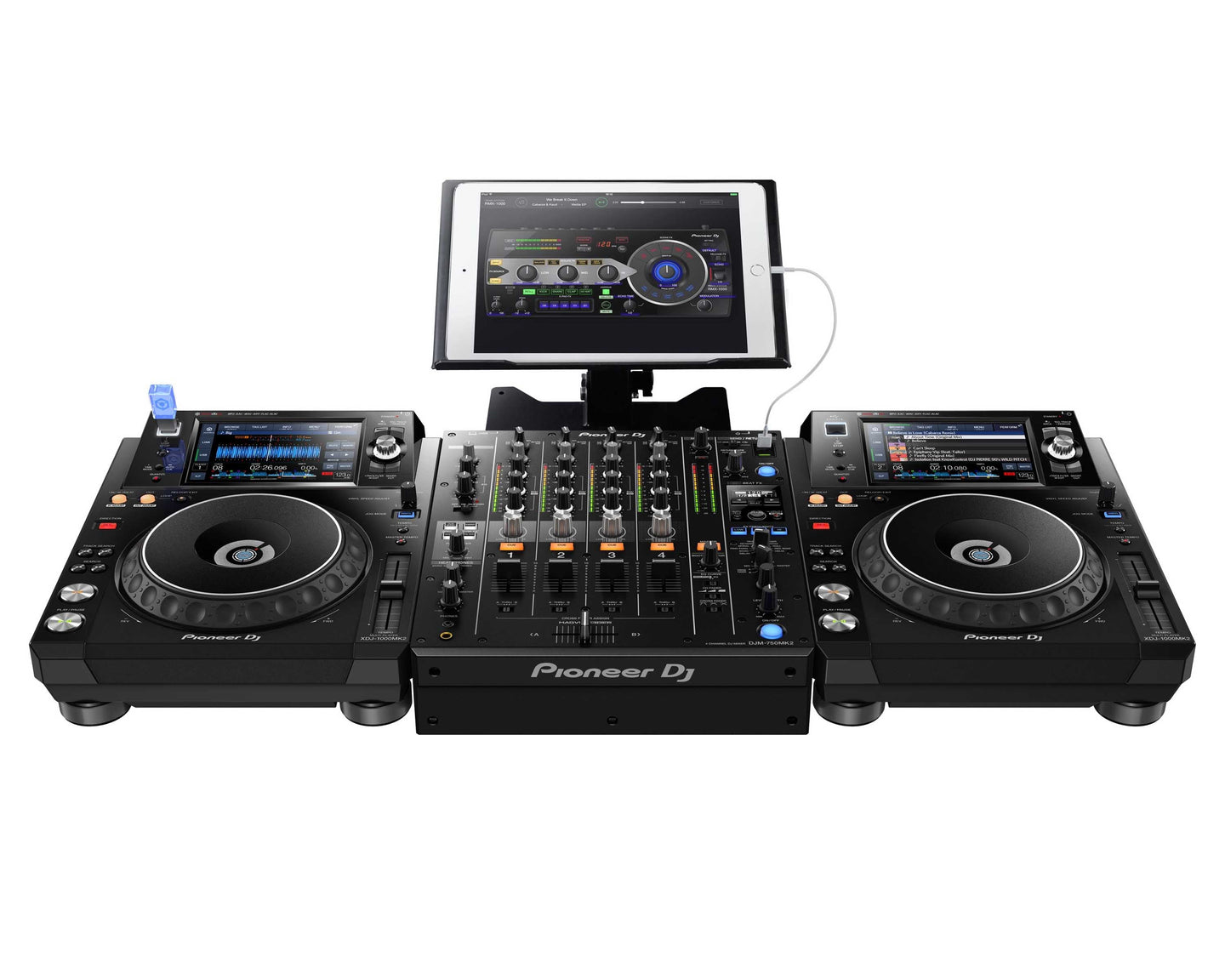 Pioneer DJ DJM-750MK2 4Ch 32-Bit Pro Mixer with rekordbox License BLACK - view 3