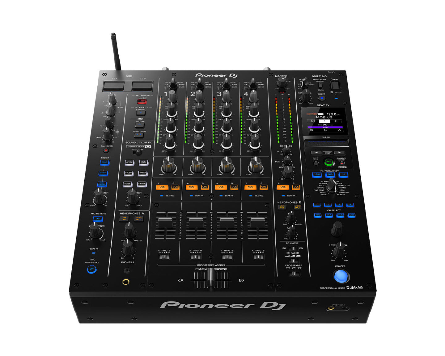 Pioneer DJ DJM-A9 4-Channel High-End Pro Digital DJ/Club Mixer - view 1