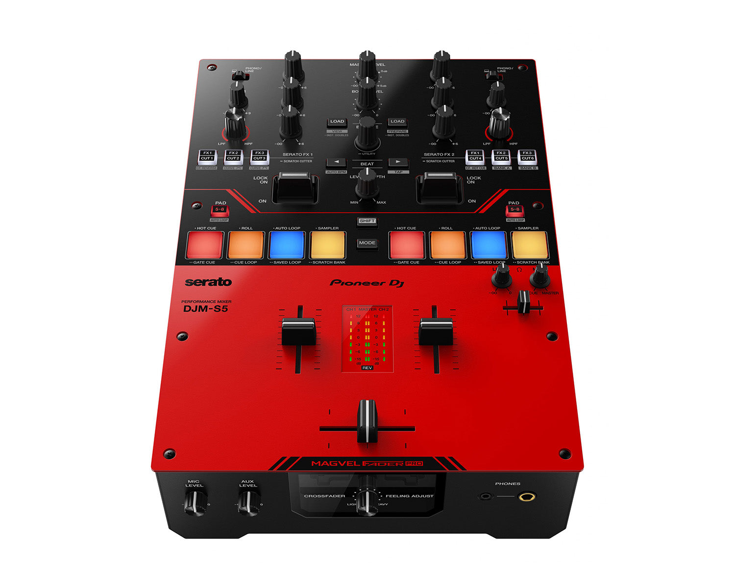 Pioneer DJ DJM-S5 2-Channel Scratch DJ Battle Mixer for Serato DJ Pro - view 1