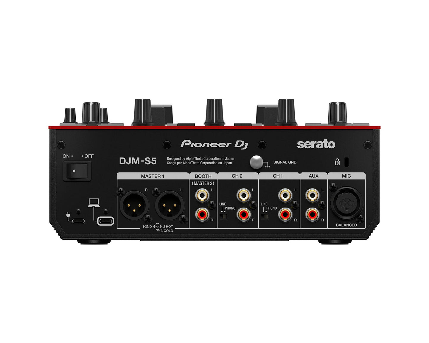 Pioneer DJ DJM-S5 2-Channel Scratch DJ Battle Mixer for Serato DJ Pro - view 4
