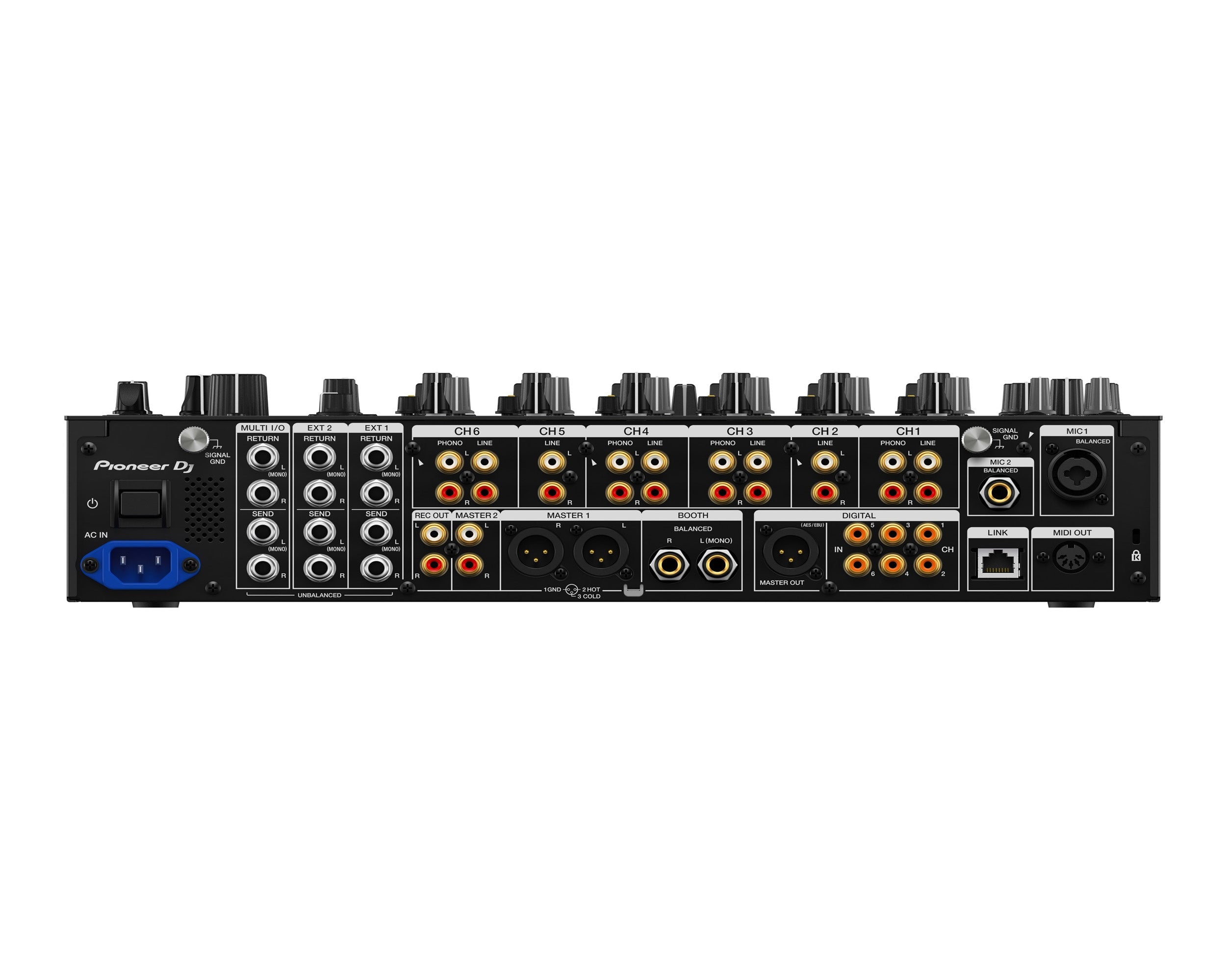 Pioneer DJ DJM-V10 6 Channel Pro DJ Mixer 96-Bit / 4-Band EQ - view 2