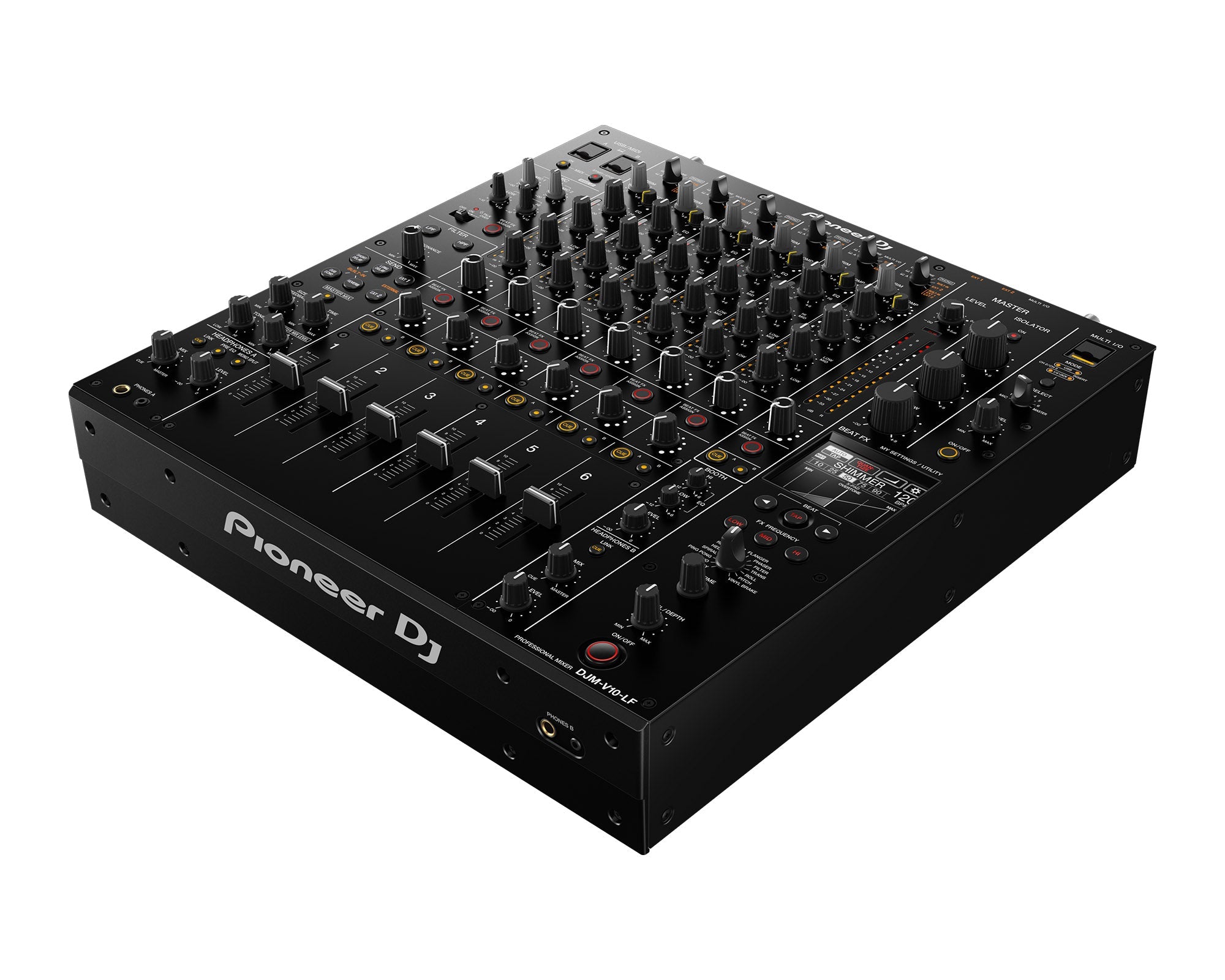 Pioneer DJ DJM-V10-LF 6Ch Pro DJ Mixer Long Faders and Optimised Curves - view 2