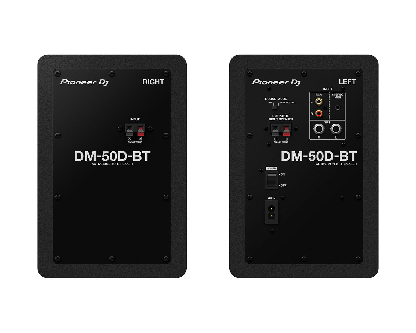 Pioneer DJ DM-50D-BT 5" 2-Way Class-D Active Monitor + Bluetooth PAIR Black - view 2