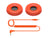 Pioneer DJ HC-CP08-M Coiled Cable and Ear Pads Pack for HDJ-CUE1 Orange - Main