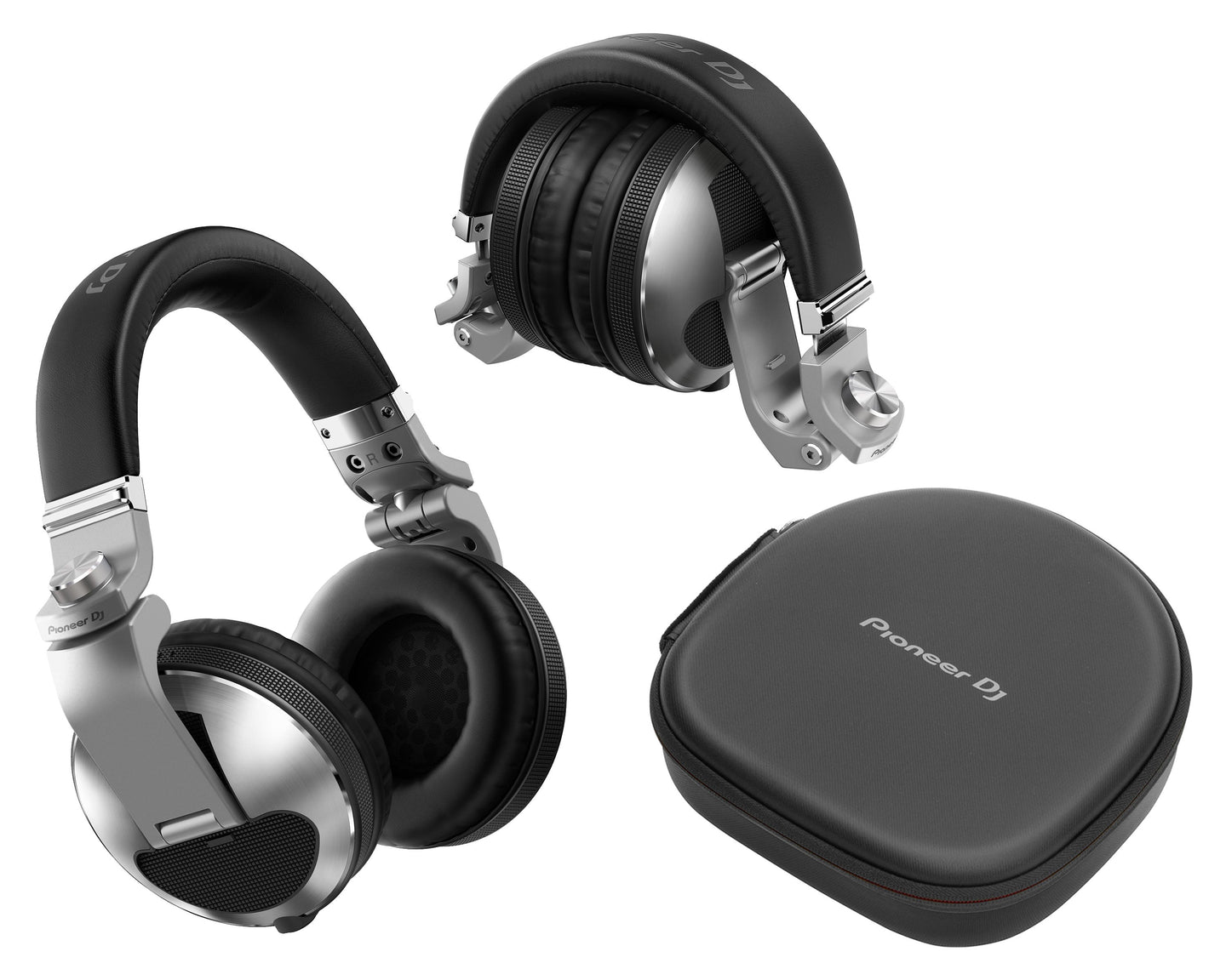 Pioneer DJ HDJ-X10-S Pro DJ 50mm Headphones with Swivel Ear Silver - view 1