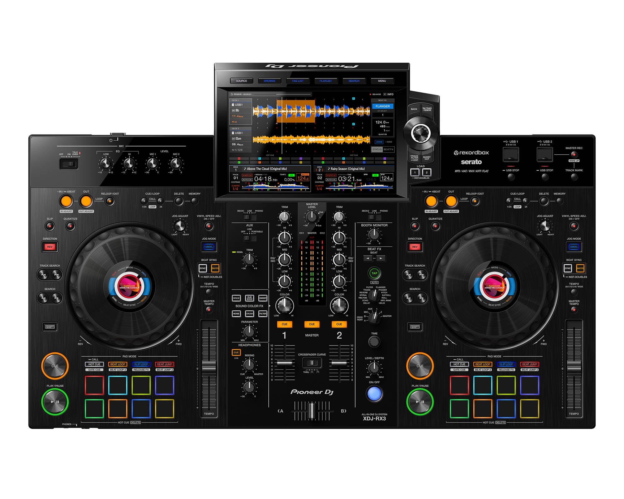 Pioneer DJ XDJ-RX3 All-in-One 2-Ch Performance DJ System rekordbox / Serato - Main