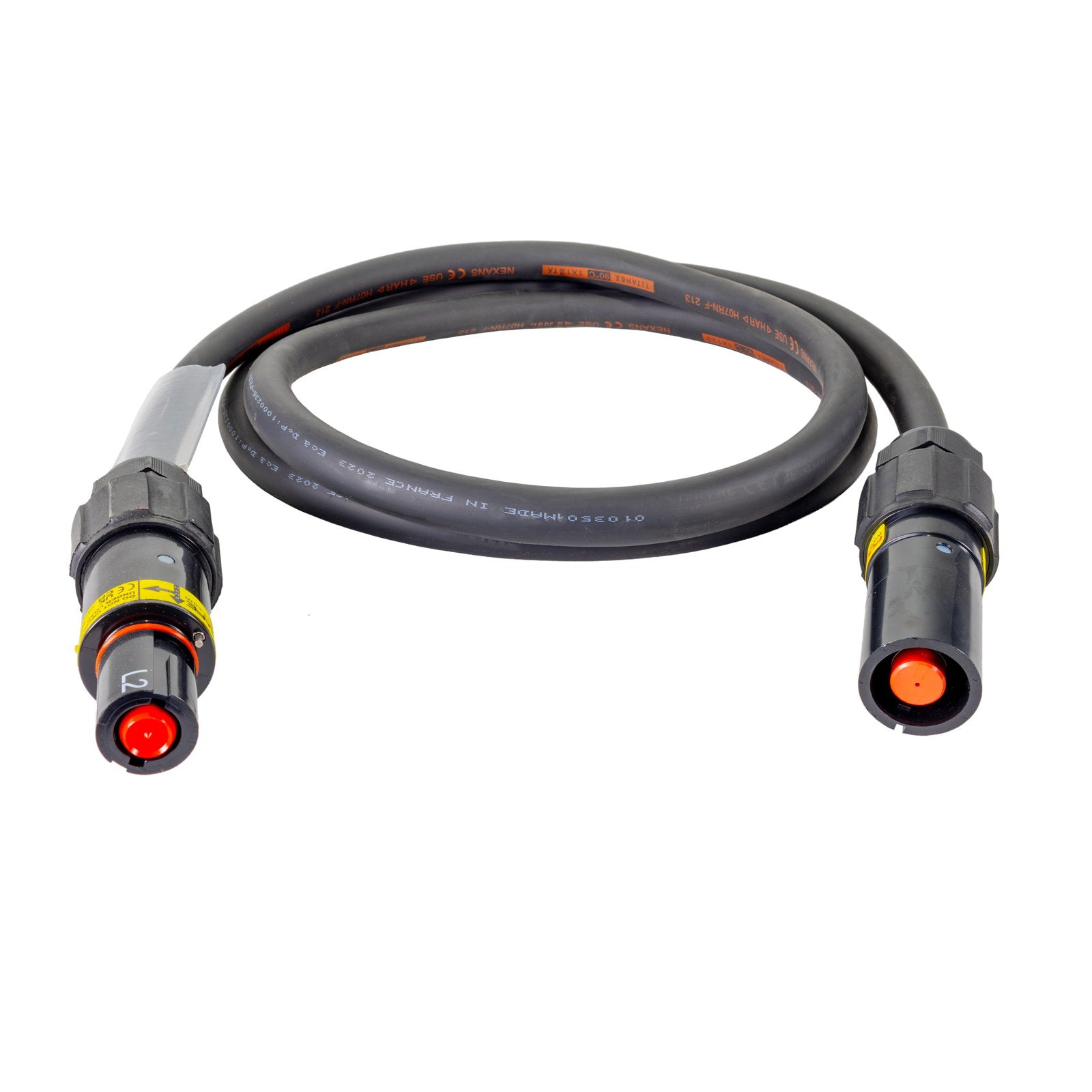 Elumen8 30m 120mm Powerlock Male Source - Female Drain L2 Black - Main View