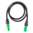 Elumen8 15m 120mm Powerlock Male Source - Female Drain Earth Green - Main View