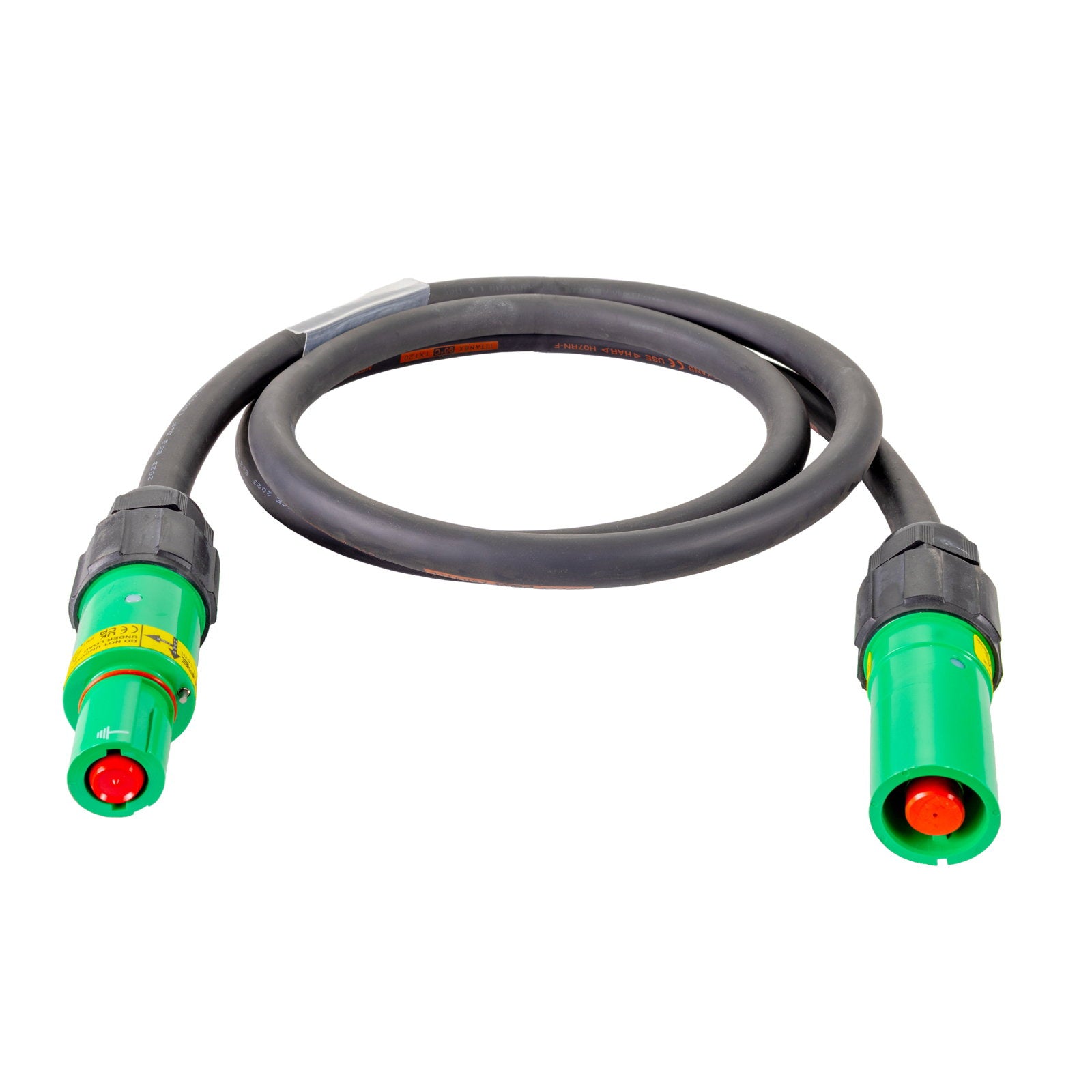 Elumen8 50m 120mm Powerlock Male Source - Female Drain Earth Green - Main View