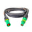 Elumen8 30m 240mm Powerlock Male Source - Female Drain Earth Green - Back Panel and Connections