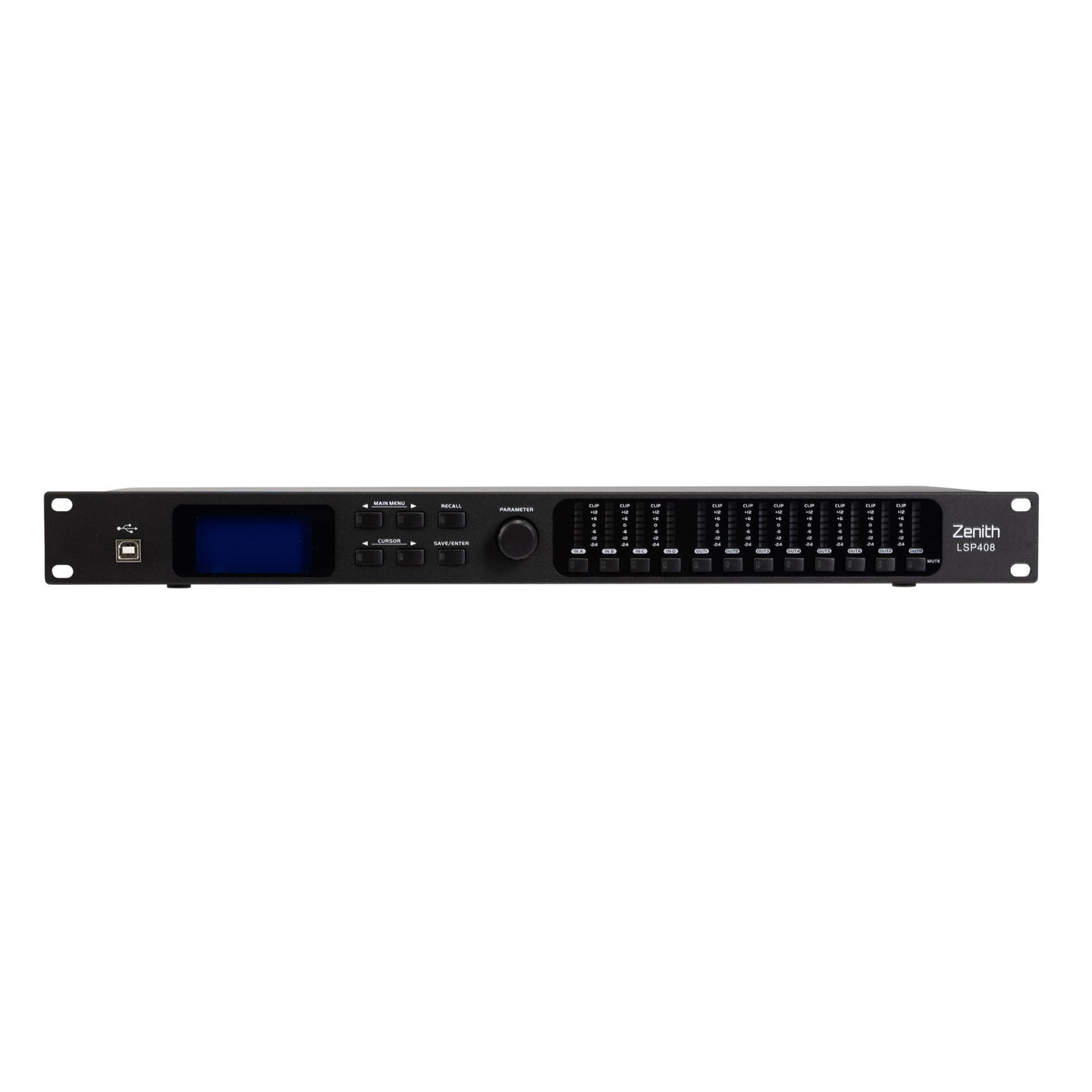 Zenith LSP408 MKII 4 in 8 out Loudspeaker Processor - Alternate View 1