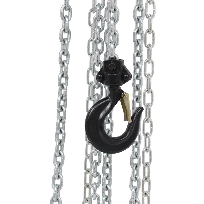 ELLER PH1 Manual Chain Hoist 1000kg 6m - Back Panel and Connections