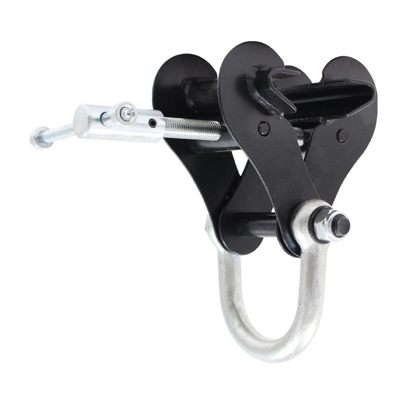 ELLER 2 Ton Beam Clamp with Shackle Black - Back Panel and Connections