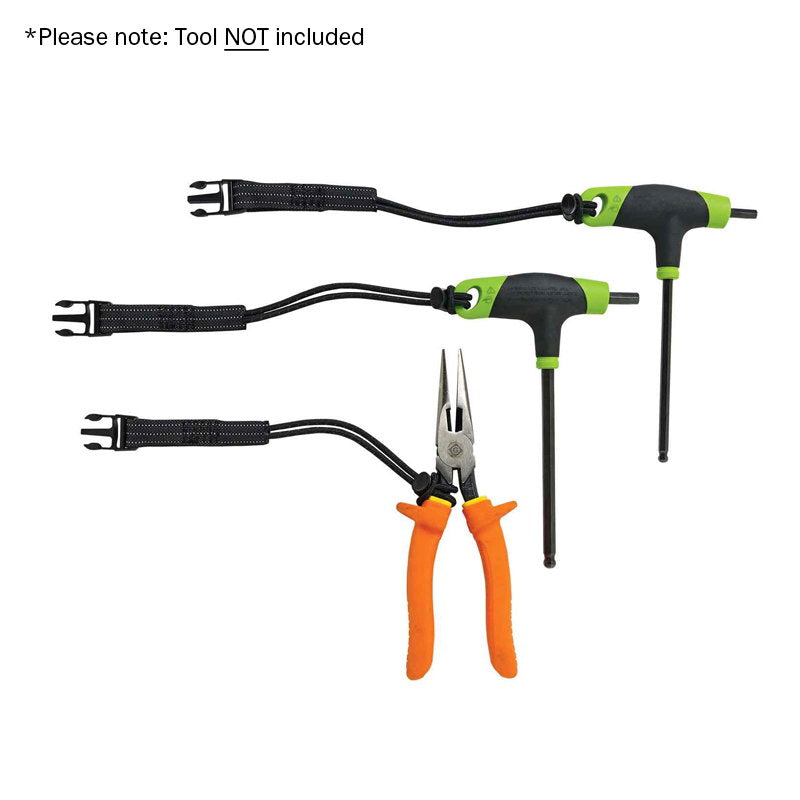 ELLER Ergodyne Detachable Lanyard Loops Black (Set of 3) - Main View