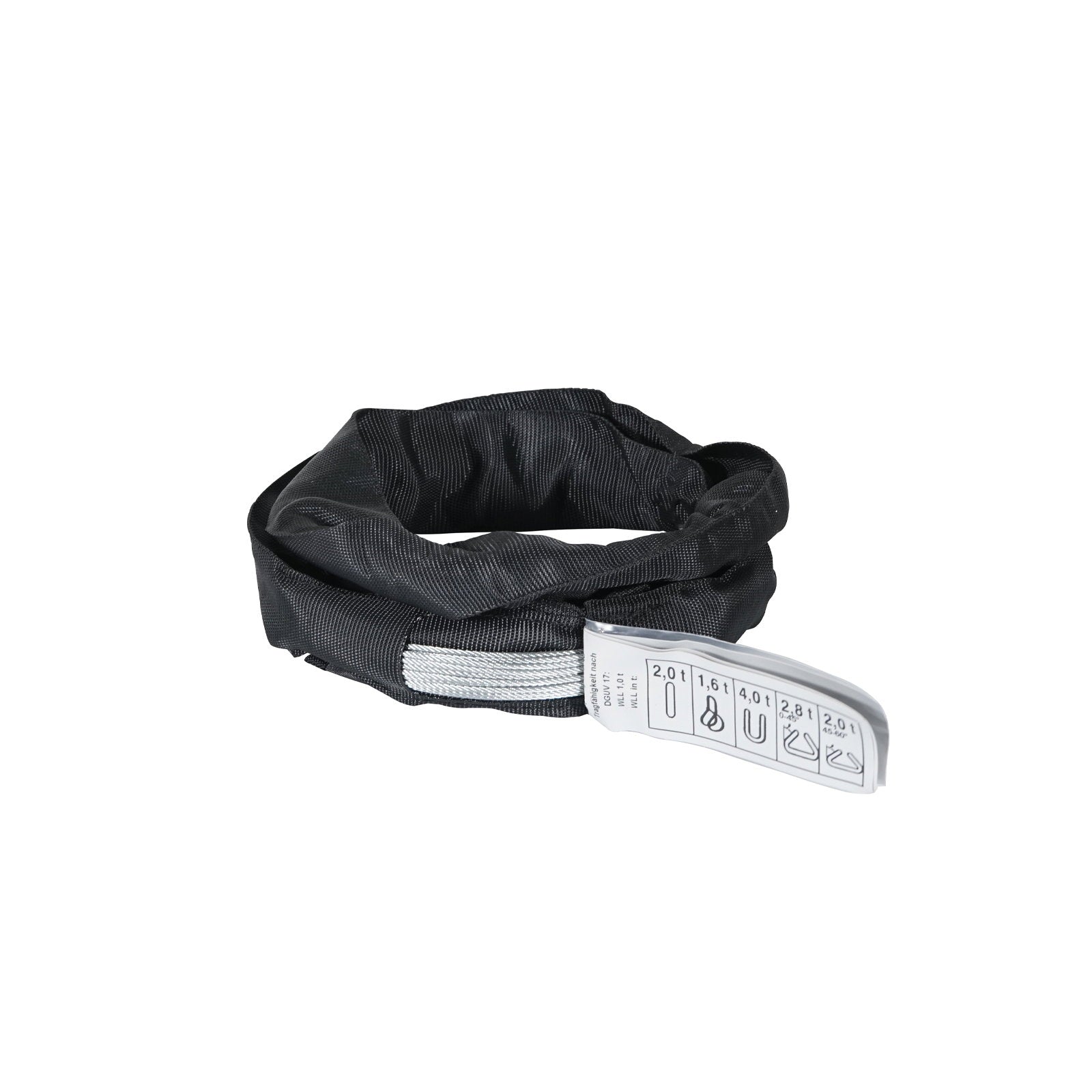 ELLER Black Softsteel 2 Ton WLL Working Length 0.5m - Main View