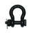 ELLER 1 Ton Black Bow Shackle with Safety Pin - Main View