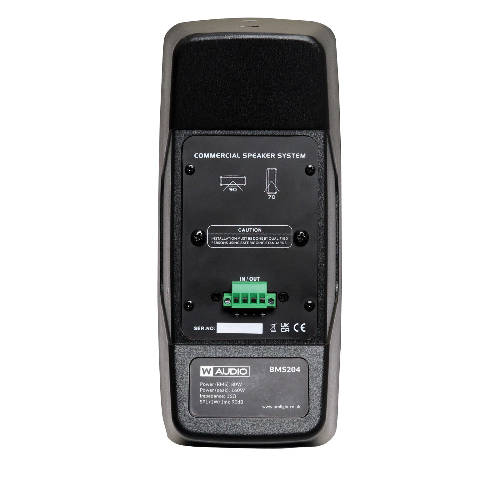 W Audio BMS204 Speaker Black - Alternate View 3