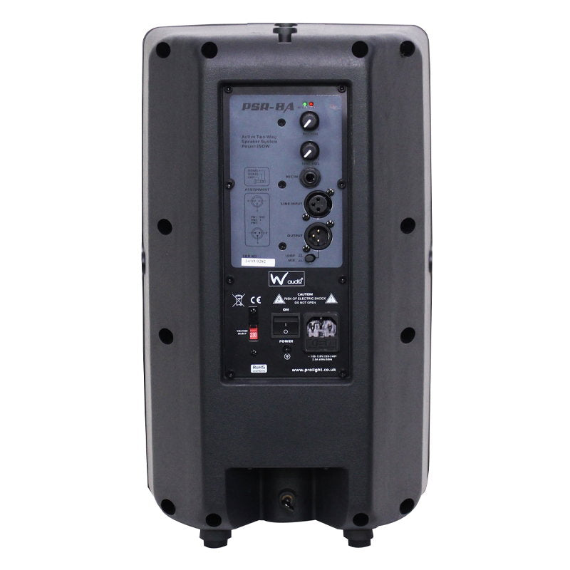 W Audio PSR 8A Powered Speaker (Pair) - Alternate View 1