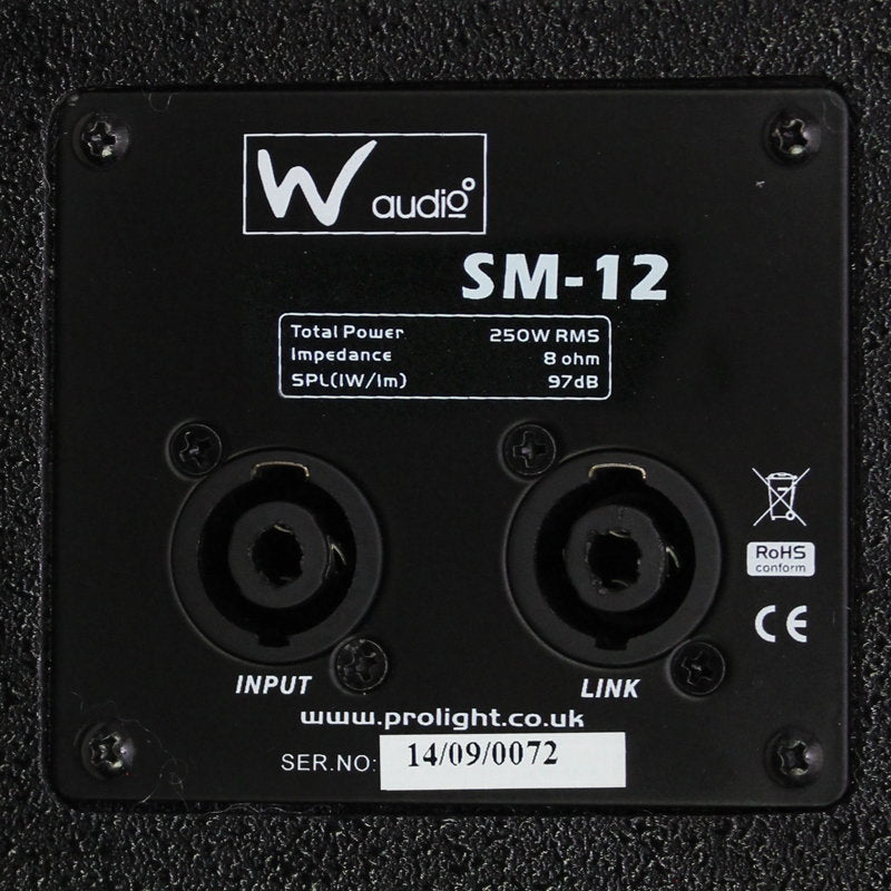 W Audio SM 12 Stage Monitor - Alternate View 4