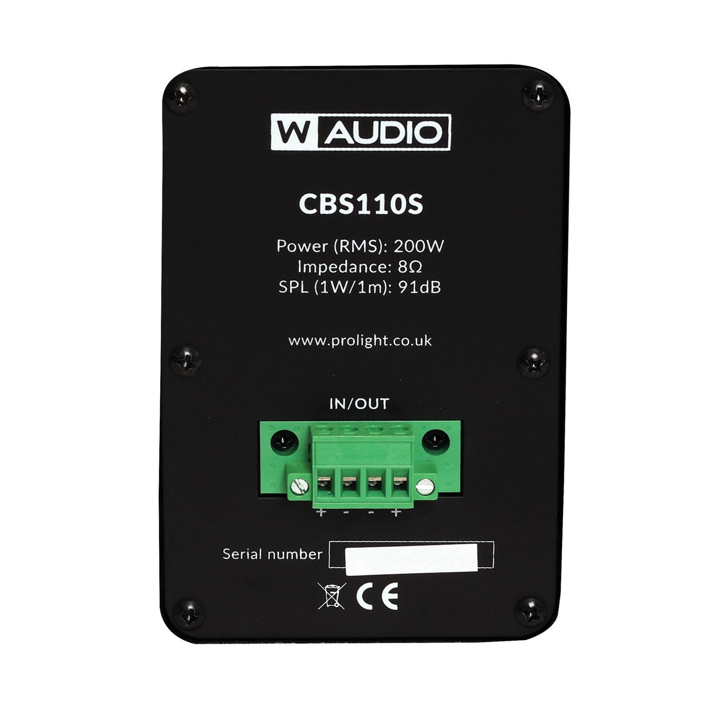 W Audio CBS110S Subwoofer - Alternate View 3