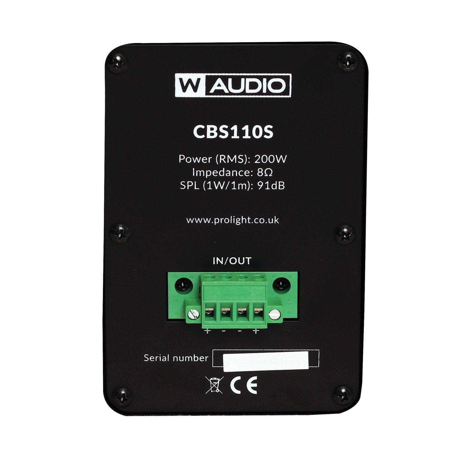 W Audio CBS110S Subwoofer - Alternate View 3