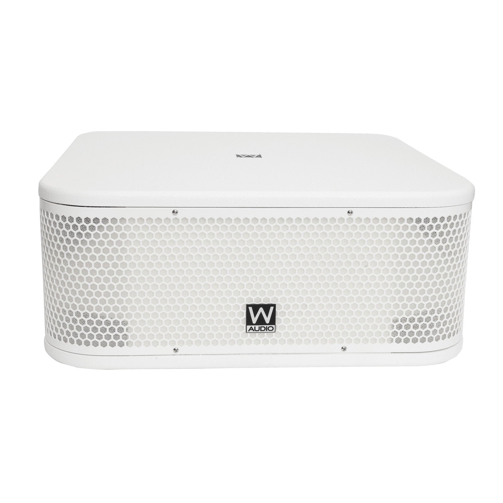 W Audio CBS110S Subwoofer (White) - Back Panel and Connections