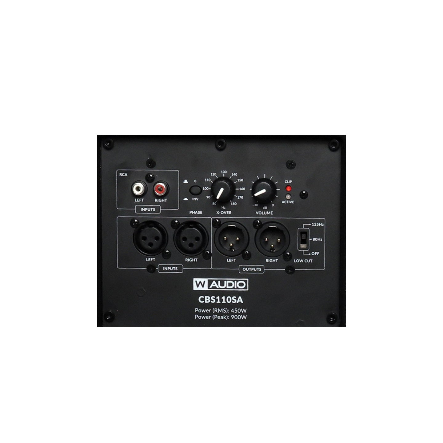 W Audio CBS110SA Powered Subwoofer - Alternate View 1