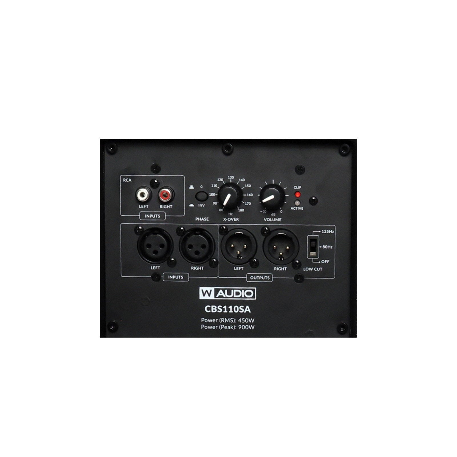 W Audio CBS110SA Powered Subwoofer - Alternate View 1