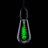 Prolite 4W Dimmable LED ST64 Spiral Funky Filament Lamp BC Green - Alternate View 1