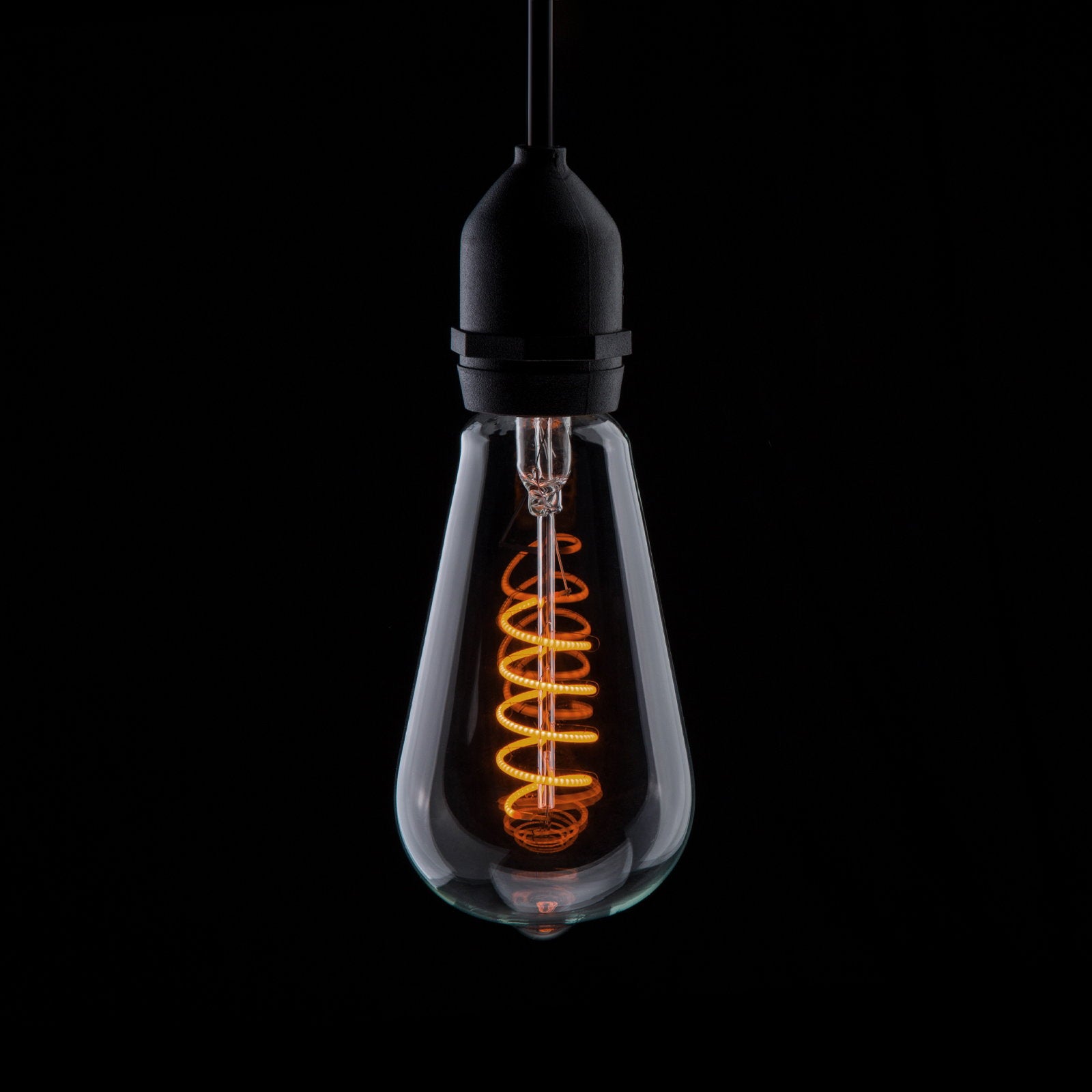 Prolite 4W Dimmable LED ST64 Spiral Funky Filament Lamp BC 1800K - Main View